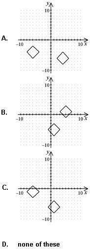 Graph the quadrilateral wxyz with vertices w(–4, –1), x(–6, 1), y(–8, –1), and z(–6, –3). rotate the