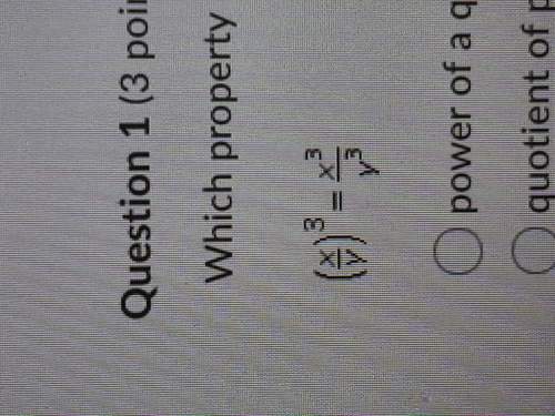 What's the property to (x/y)^3=x^3/y^3