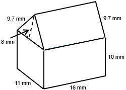Quick this is my last try ! 1 what is the total surface area of the solid? &lt;