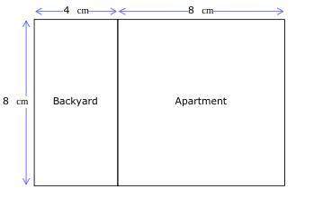 Ascale drawing for a plot of land is shown below. in the drawing, 2 cm represents 3m . a