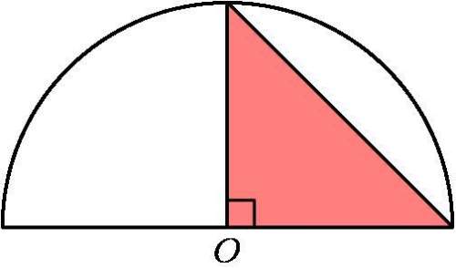 Plx 46 points!  the diameter of the semicircle with center o, shown below, is 4 units. what is
