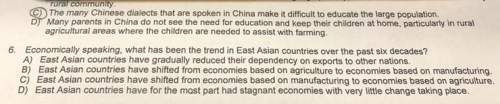 Economically speaking, what has been the trend in east asian countries over the past six decades?