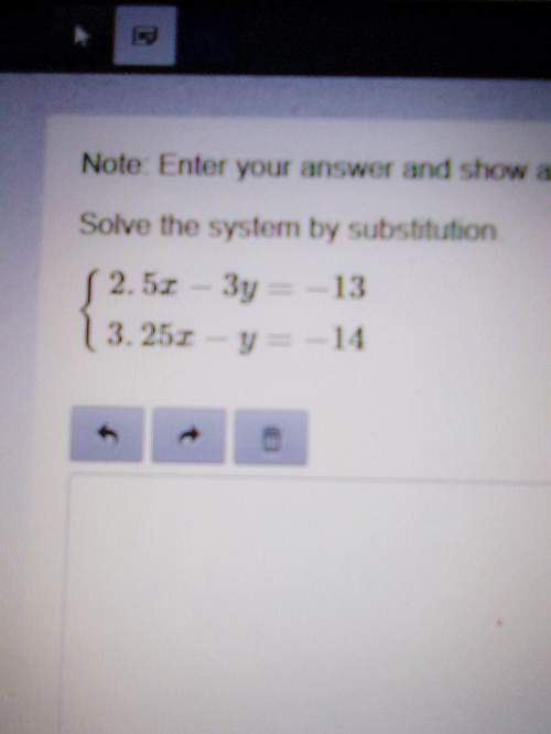 Ineed solve the system by substitution.{2.