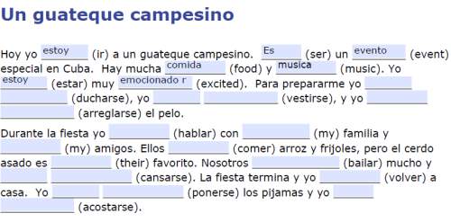 Can someone who is good with spanish verbs and knowing how to conjugate them me : ) i have a pictu