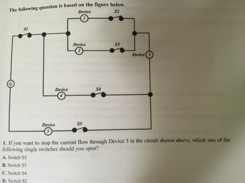 If you want to stop the the current flow through device 3 in the circuit shown above which one of th