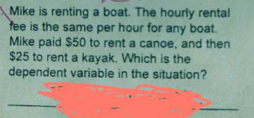 Mike is renting a boat. the hourly rental fee is the same per hour for any boat. mike paid $50 to re