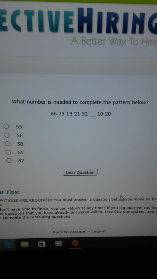 What number is needed to complete the pattern