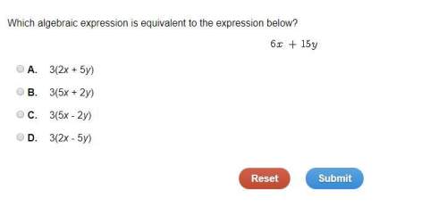 Which algebraic expression is equivalent to the expression below?