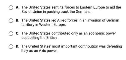 How did the united states contribute to the defeat of nazi germany?