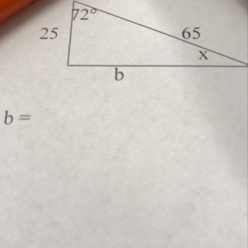 Find the lengths and determine the measure of the missing angel (x)