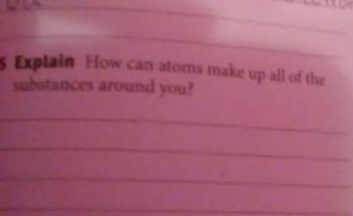 How can atoms make up all the substances around you