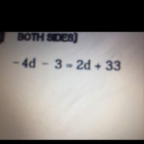 Can someone me work out this problem?