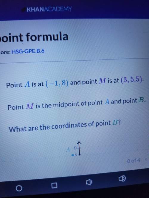 What are the coordinates of point b