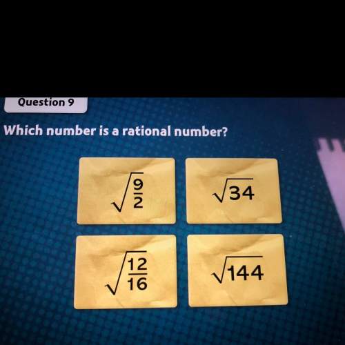 Not sure what this is, isn’t the square root of 144 a rational number and the square root of 34 a ra