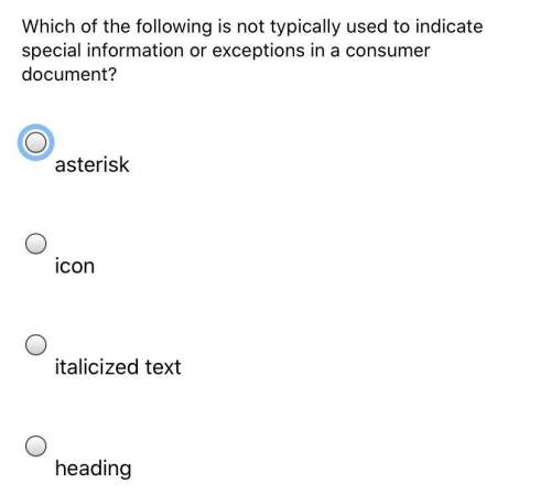 which f the following is not typically used yo indicate special information or exceptions in