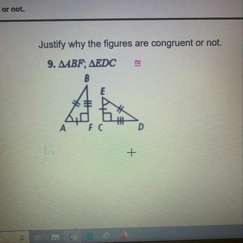 Justify why the figures are congruent or not