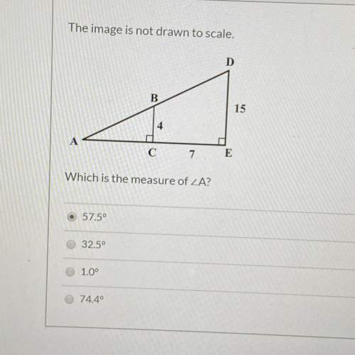 What is the measure of angle a? (click for picture)