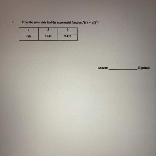 Exponential function question. : /