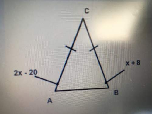 Find angle b if triangle abc below is isosceles. a: 77 degrees b: 36 degrees
