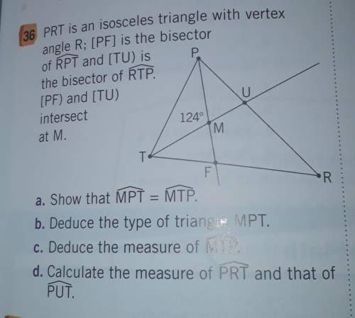 Show that triangle mpt =triangle mtp
