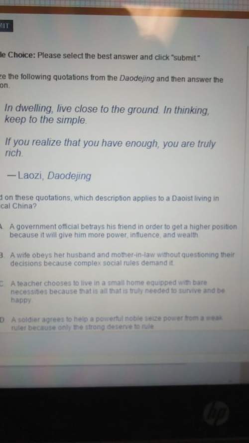 Analyze the following quotations from the daodejing and then answer the question