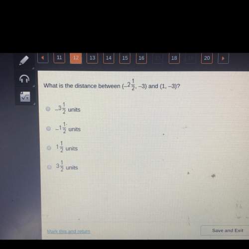 What is the distance between (-2 1/2,-3) and (1,-3