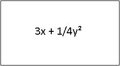 What is the value of the expression above when x = 3 and y = 4? you must show all work and calculat