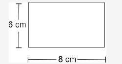 What will be the perimeter and the area of the rectangle below if it is enlarged using a scale facto