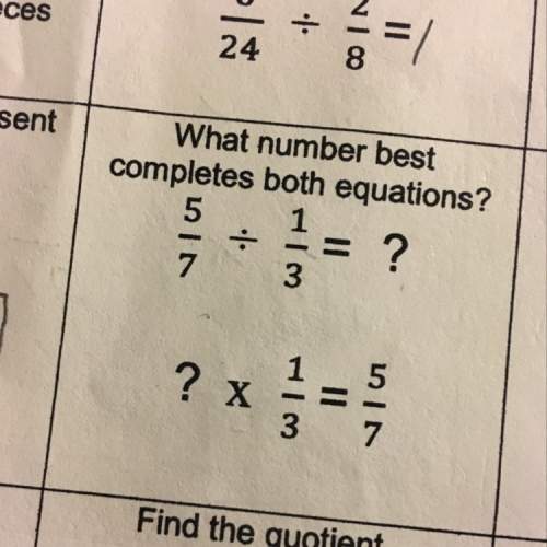 What number best completes both equations