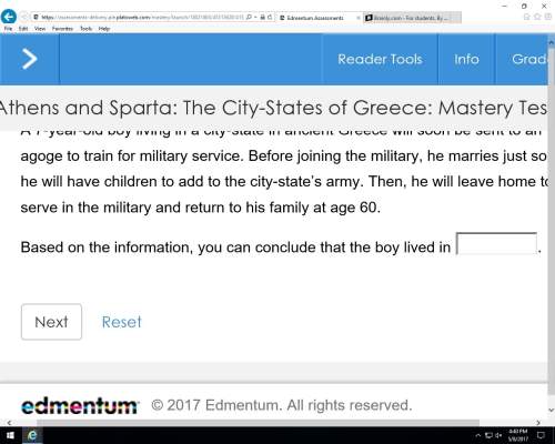 Can you with this question?  a 7-year-old boy living in a city-state in ancient greece