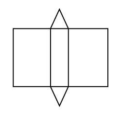 Which net represents this solid figure a  b c d