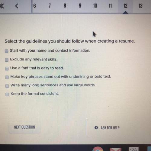 Select the guidelines you should follow when creating a resume