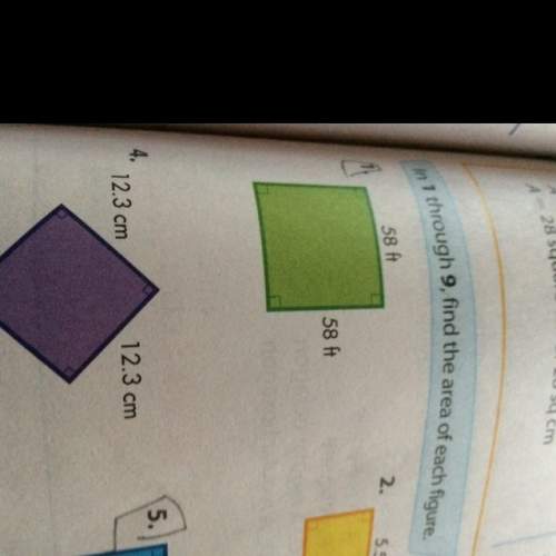 It says to find the area of the figure.