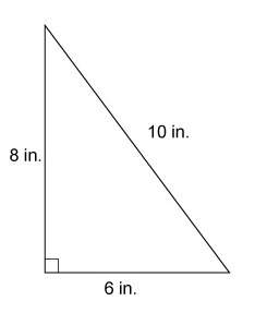 What is the area of this triangle a=bh2