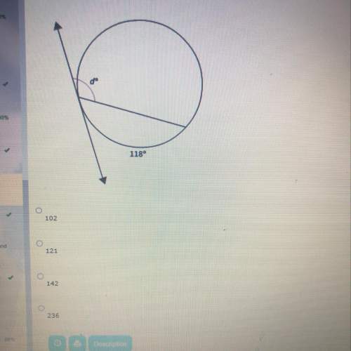 What is the value of d? assume that the line is tangent to the circle.