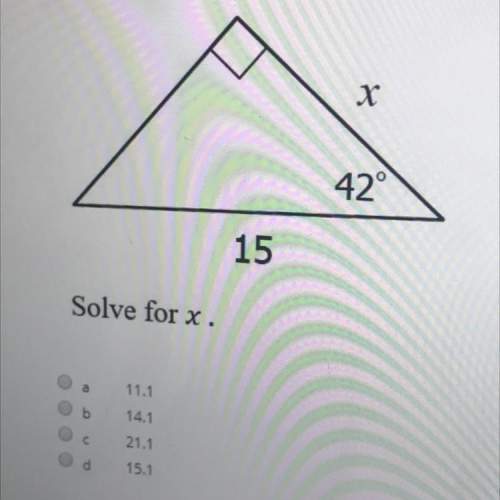 How do you solve this using special right triangle this is geometry