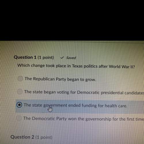 Which change took place in texas politics after world war ll
