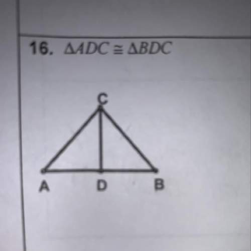 Given congruent triangles name the corresponding sides and corresponding angles  triangle adc