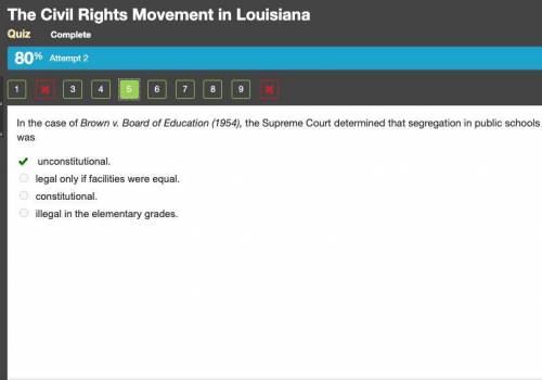 In the case of Brown v. Board of Education (1954); the Supreme Court determined that segregation in