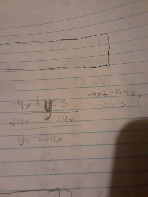 Solve the following equations using any method:  4x-y=3 -4x+y=-3
