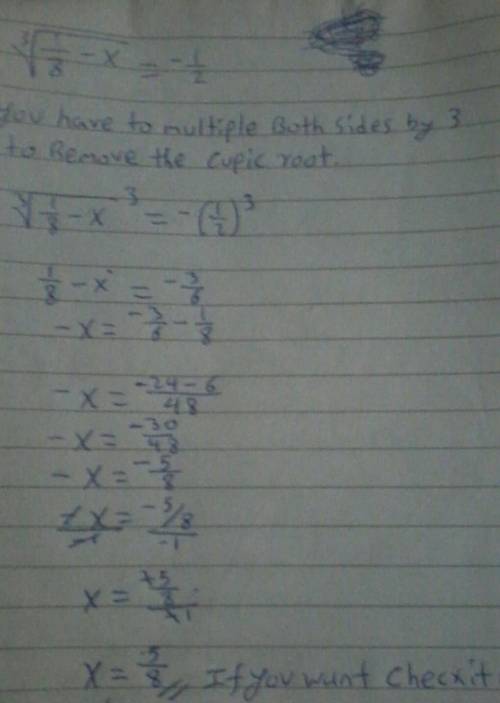 What is the solution to this equation? ​