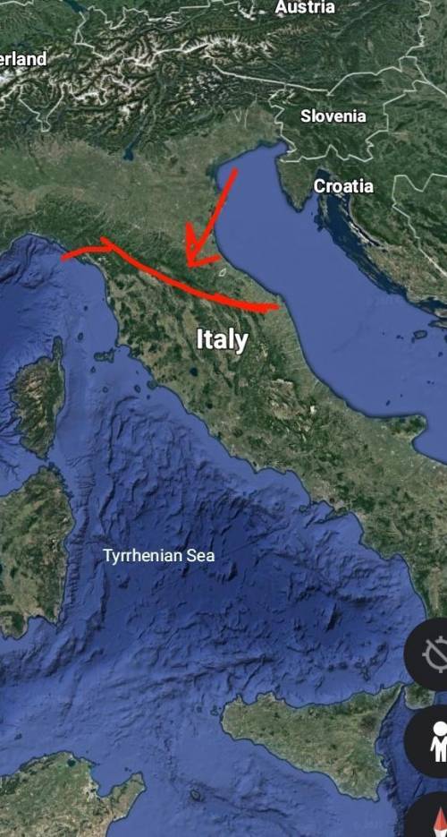 What mountain range forms the Italian Peninsula’s northern border?

the Italian Alps
the Adriatic Mo