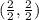 (\frac{2}{2}, \frac{2}{2})