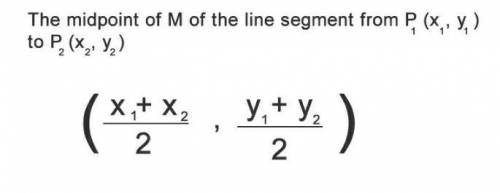 What is the midpoint between points (4, 7) and (1, 1)?