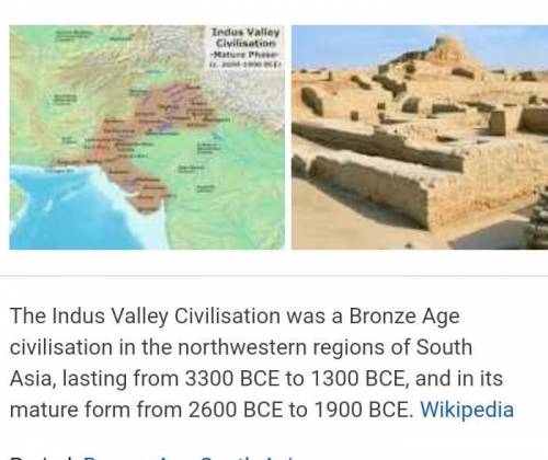 Write a brief description of the topic in each circle about indus valley cities