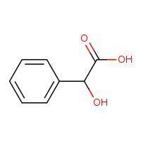 Determine the empirical and molecular formulas of the mandelic acid​