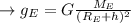 \to g_E = G \frac{M_E}{(R_E +h)^2}