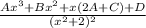 \frac{Ax^3+Bx^2+x(2A+C)+D}{(x^2+2)^2}