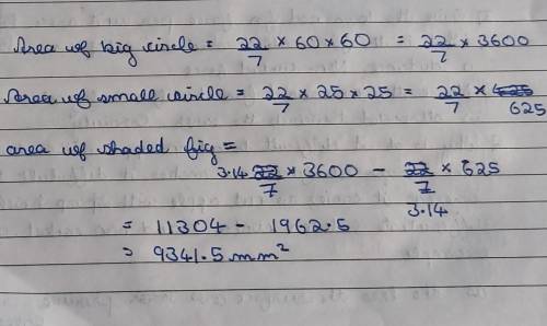 Find the area of the blue shaded figure.
25 mm
120 mm 
I’m begging atp. Please help me