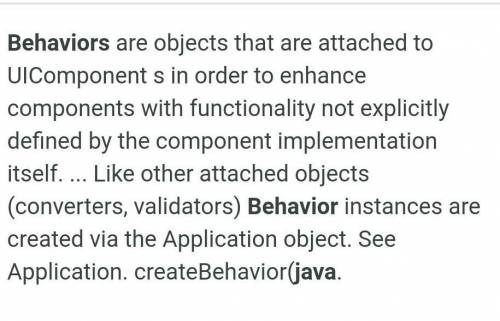 QUESTION SEVENA. Define the following terms in java: i) Attribute ii) Behaviour​